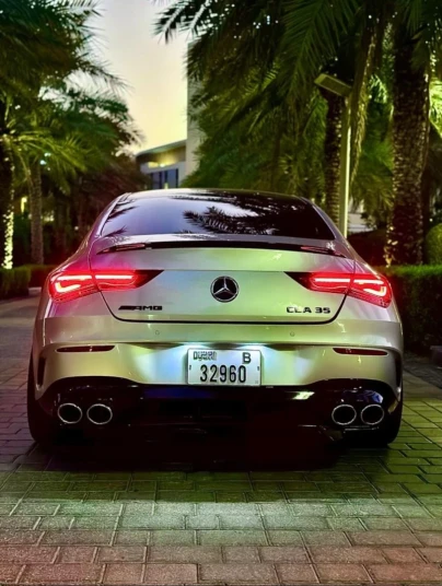 Mercedes Benz CLA 35 2022 SILVER RENTAL IN DUBAI - undefined